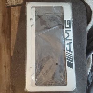 2 AMG LICENSE PLATE FRAMES,MERCEDES-BENZ